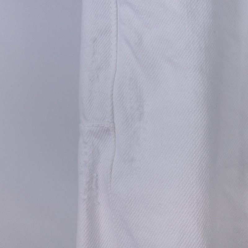 Dior 迪奧 經典五口袋 白色牛仔褲-5