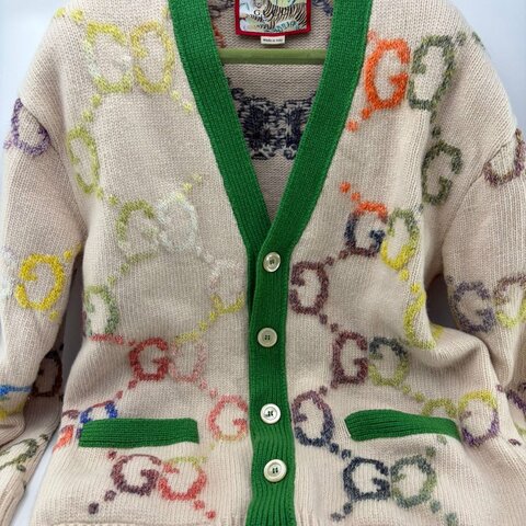 Gucci GG 提花針織外套