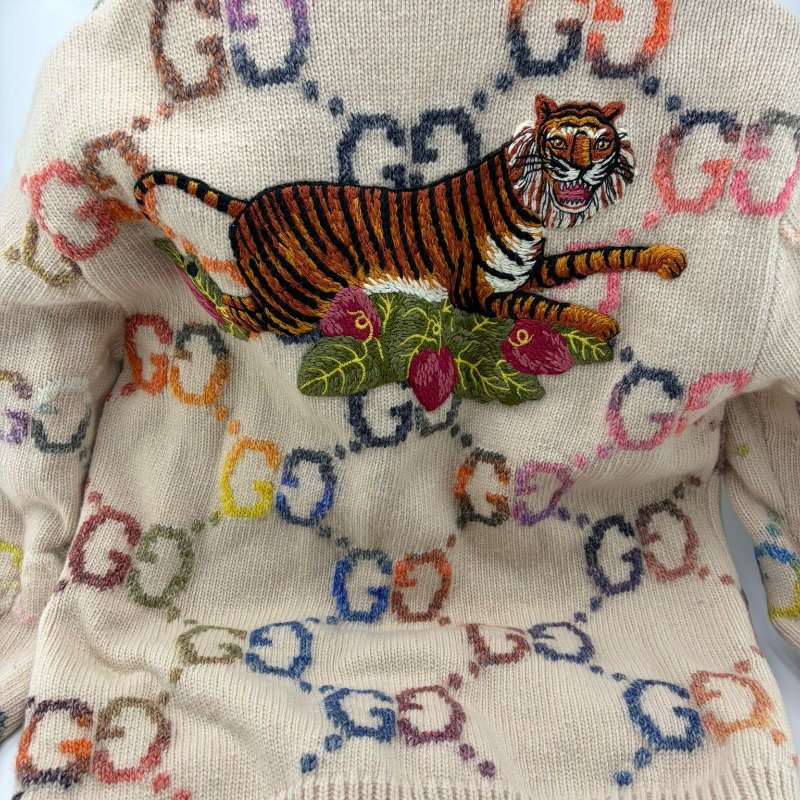 Gucci GG 提花針織外套-9