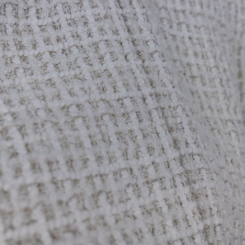 Chanel 香奈兒 立體花卉水晶裝飾 白色斜紋 軟呢外套-7