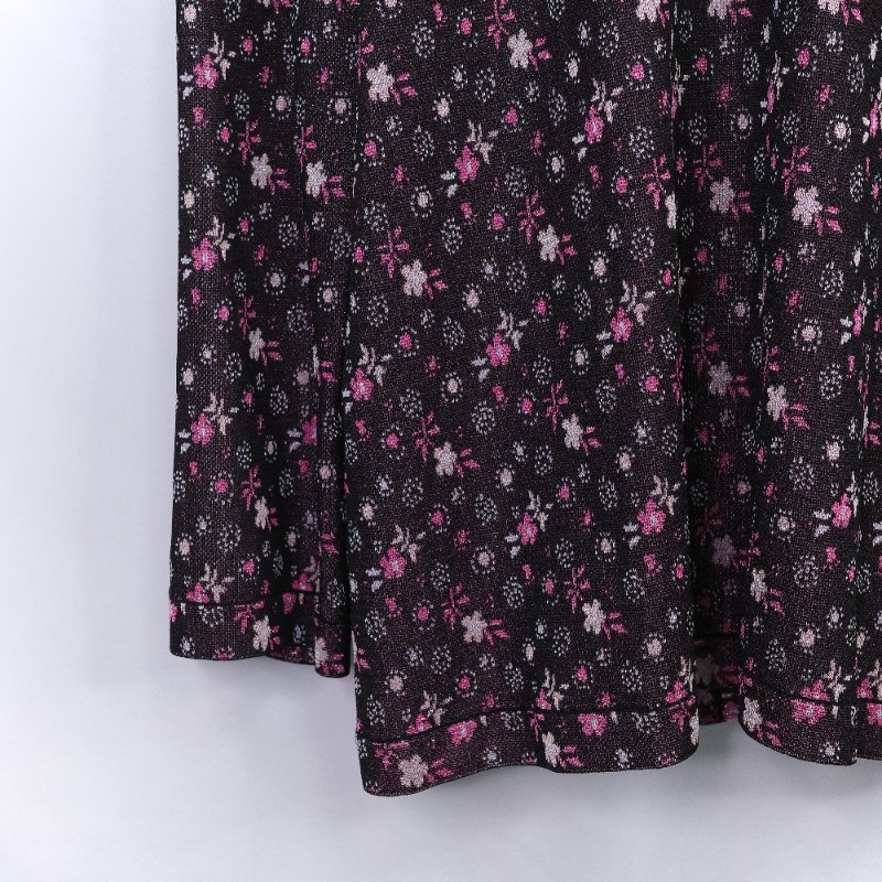 Chanel 香奈兒 24B 黑粉交織金屬絲 嫘縈 襯衫式外套-10