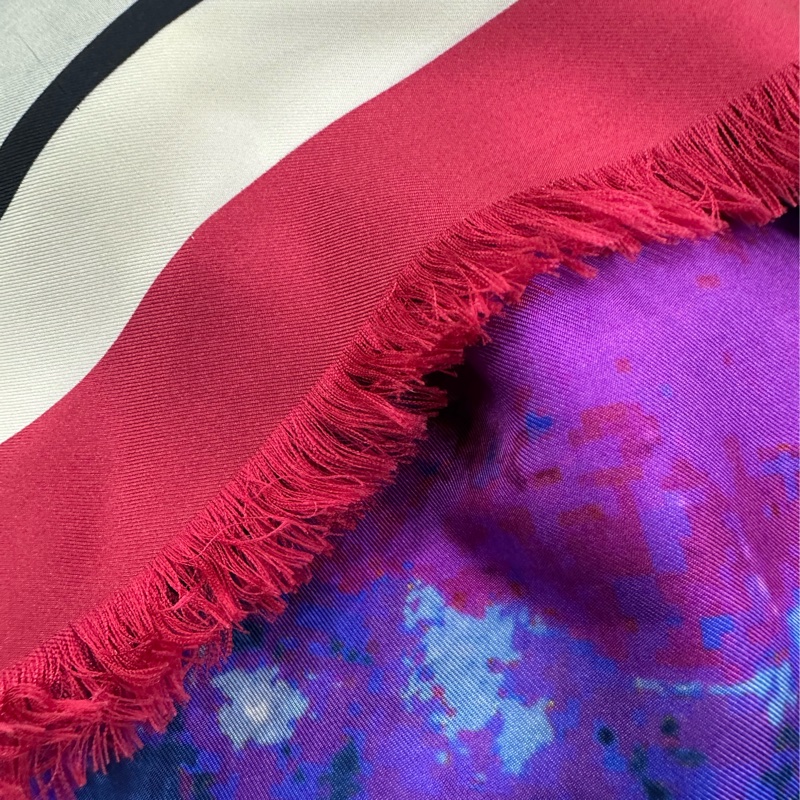 Chanel香奈兒稀有款超大掛畫絲巾 披肩 圍巾 古巴系列 超大一幅-3