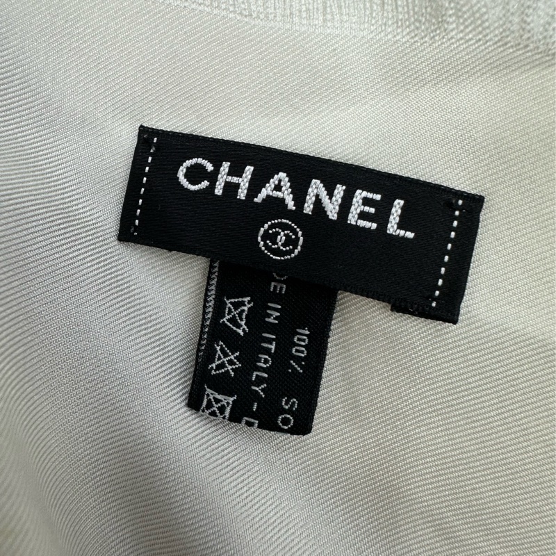 Chanel香奈兒稀有款超大掛畫絲巾 披肩 圍巾 古巴系列 超大一幅-4