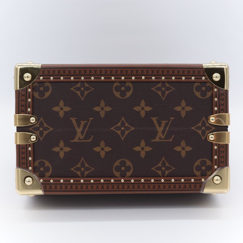 專櫃55萬♥️限量款 Louis Vuitton 路易威登 Speedy Trunk 經典 老花 帆布 手提包 肩背包 斜掛包-7