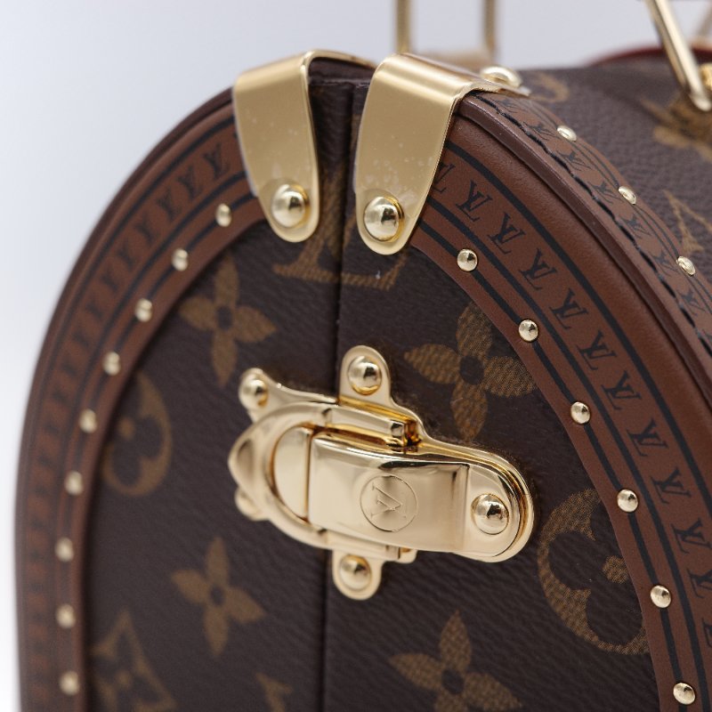 專櫃55萬♥️限量款 Louis Vuitton 路易威登 Speedy Trunk 經典 老花 帆布 手提包 肩背包 斜掛包-16