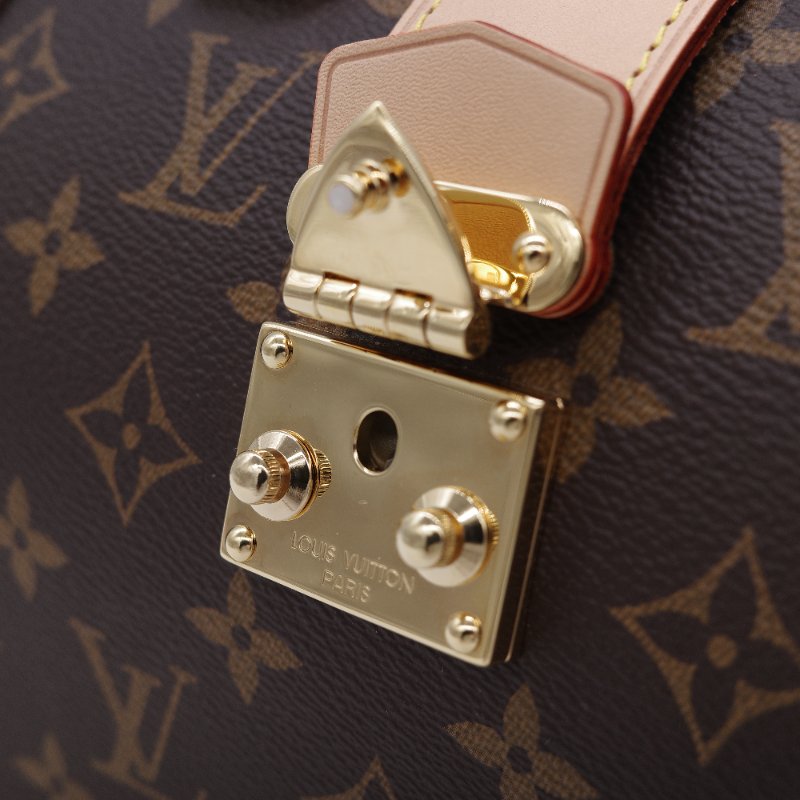 專櫃55萬♥️限量款 Louis Vuitton 路易威登 Speedy Trunk 經典 老花 帆布 手提包 肩背包 斜掛包-21