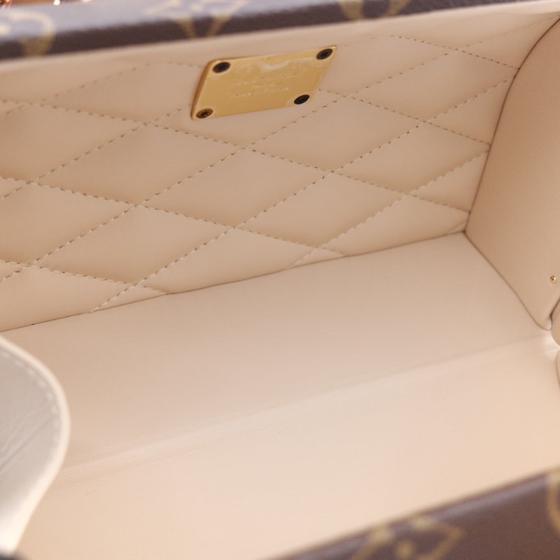 專櫃55萬♥️限量款 Louis Vuitton 路易威登 Speedy Trunk 經典 老花 帆布 手提包 肩背包 斜掛包-22