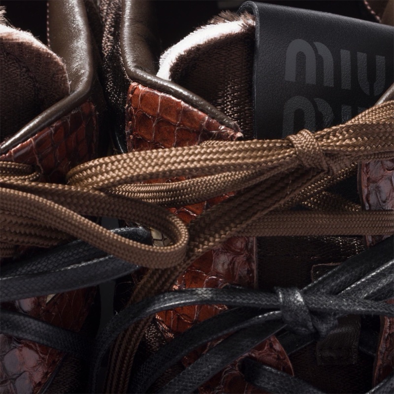 Miu Miu 女士 Gymnasium印花Ayers運動鞋35 35.5 36 36.5 37 37.5 38 38.5 39 39.5 40 40.5 41 42 43碼-4