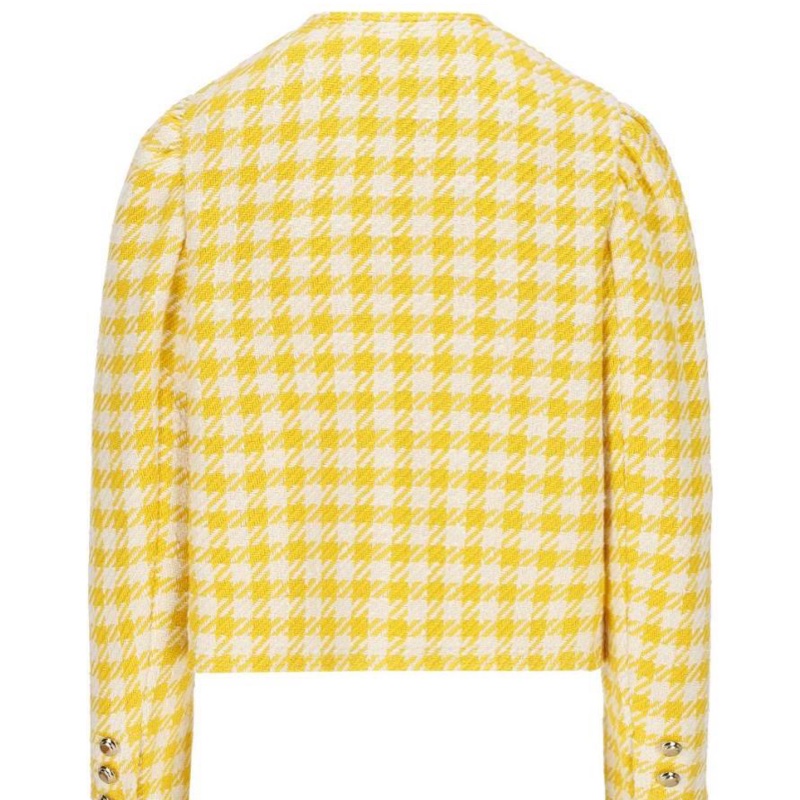 Miu Miu 女士 深V領紐扣休閒夾克IT-36碼-1