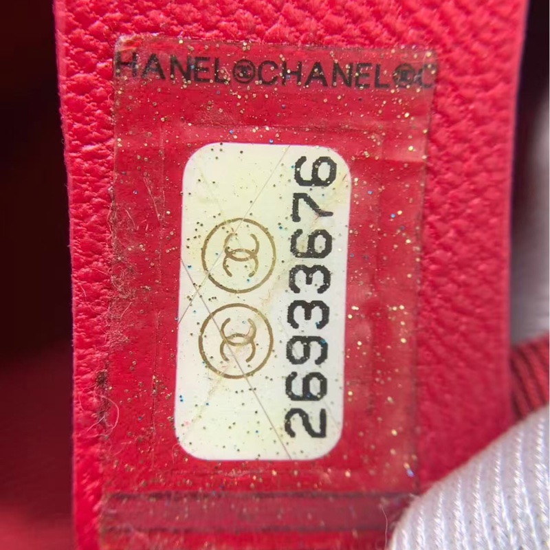 Chanel香奈兒流浪包中號黑色鏈條包，鐳射26開-4