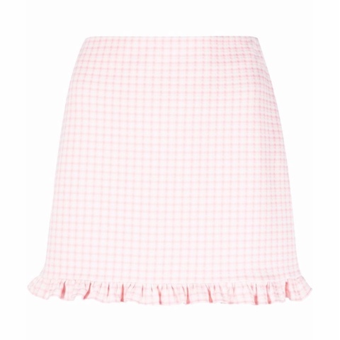 Miu Miu 女士 格紋半身裙IT-40碼