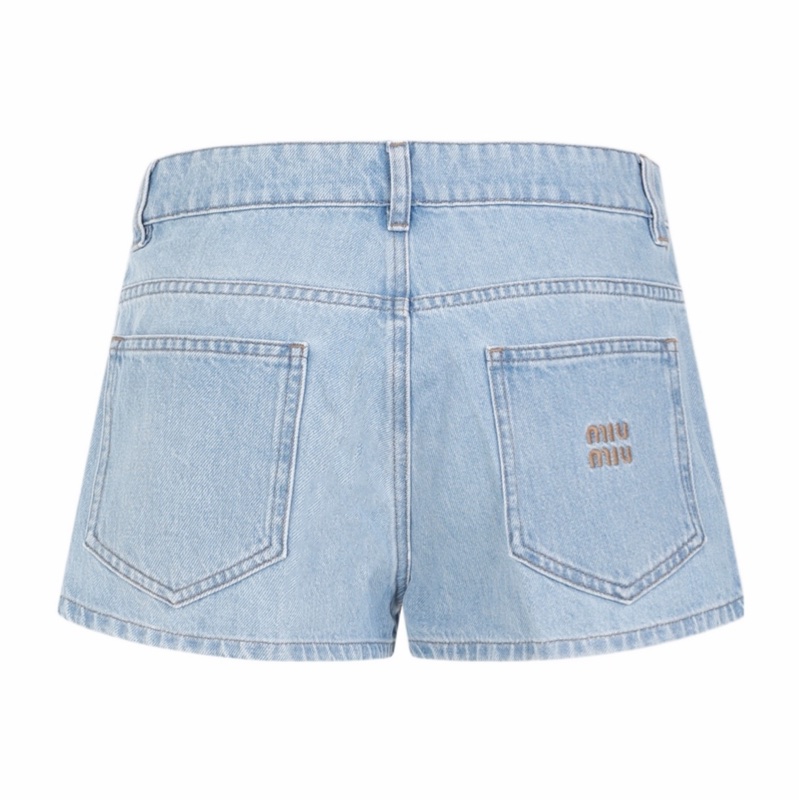 Miu Miu 女士 多口袋牛仔短褲IT-38 IT-40 IT-42碼-1