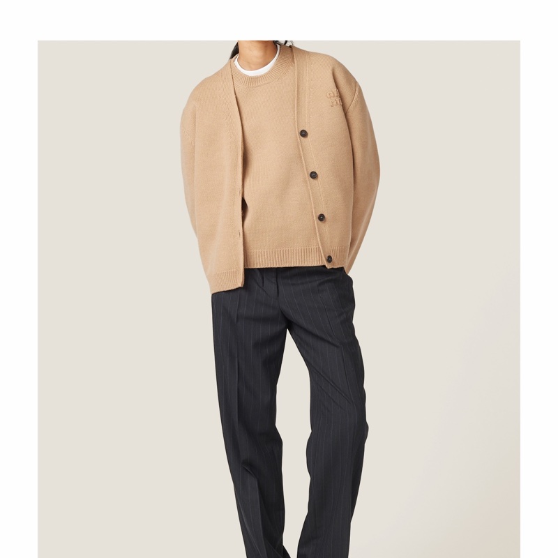 Miu Miu 女士 長袖針織開衫IT-44碼-4