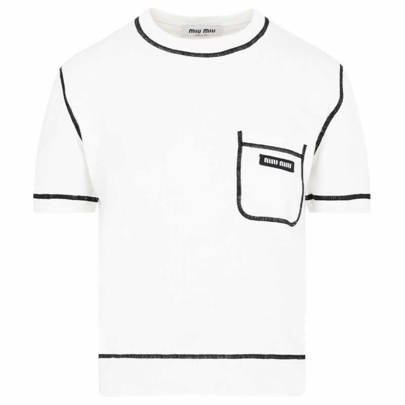 Miu Miu 女士 圓領針織衫IT-38 IT-40碼-4