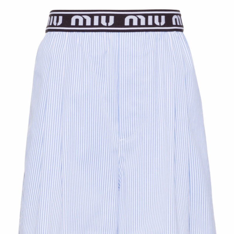 Miu Miu 女士 徽標短褲IT-36碼-0