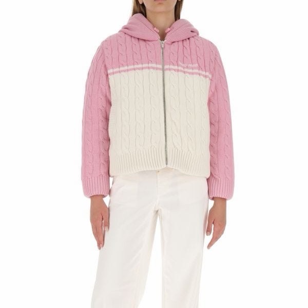 Miu Miu 女士 徽標拉鍊休閒夾克IT-40碼-4