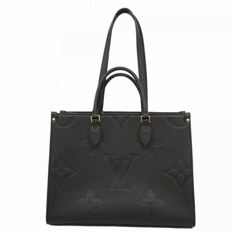 路易威登 Monogram Empreinte On-the-Go 手提包 MM M45595 Noir 女士兩用包 P2393529