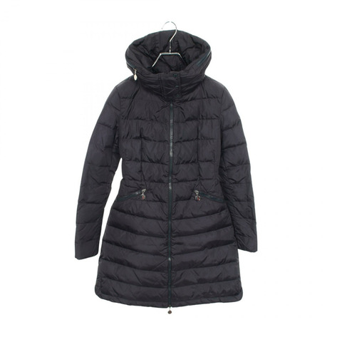 MONCLER FLAMME 羽絨外套 4992905 尼龍 海軍藍 #00 二手 女款