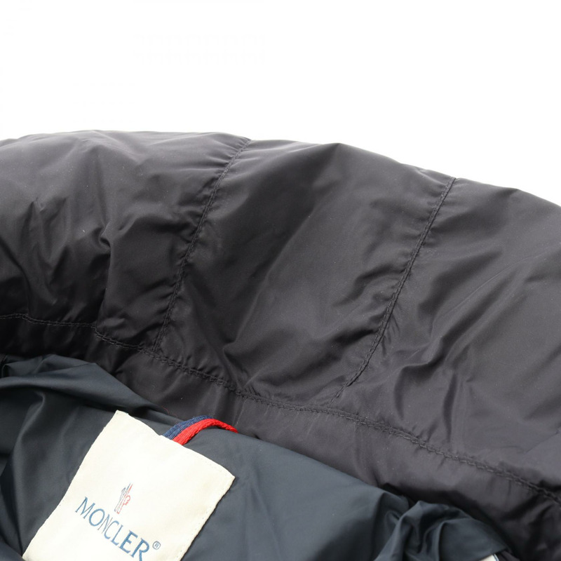 MONCLER FLAMME 羽絨外套 4992905 尼龍 海軍藍 #00 二手 女款-5