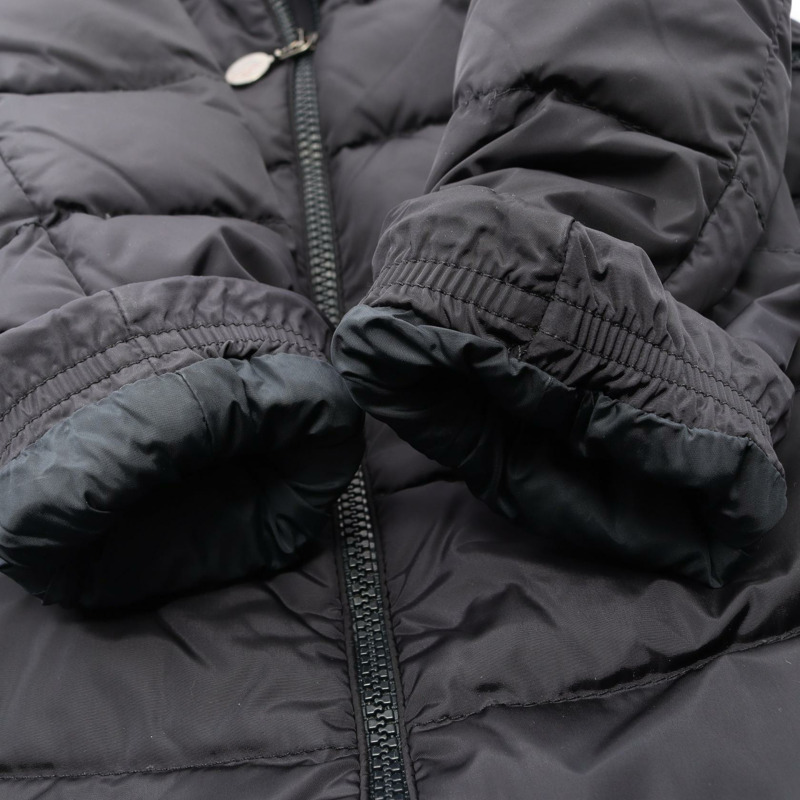 MONCLER FLAMME 羽絨外套 4992905 尼龍 海軍藍 #00 二手 女款-7