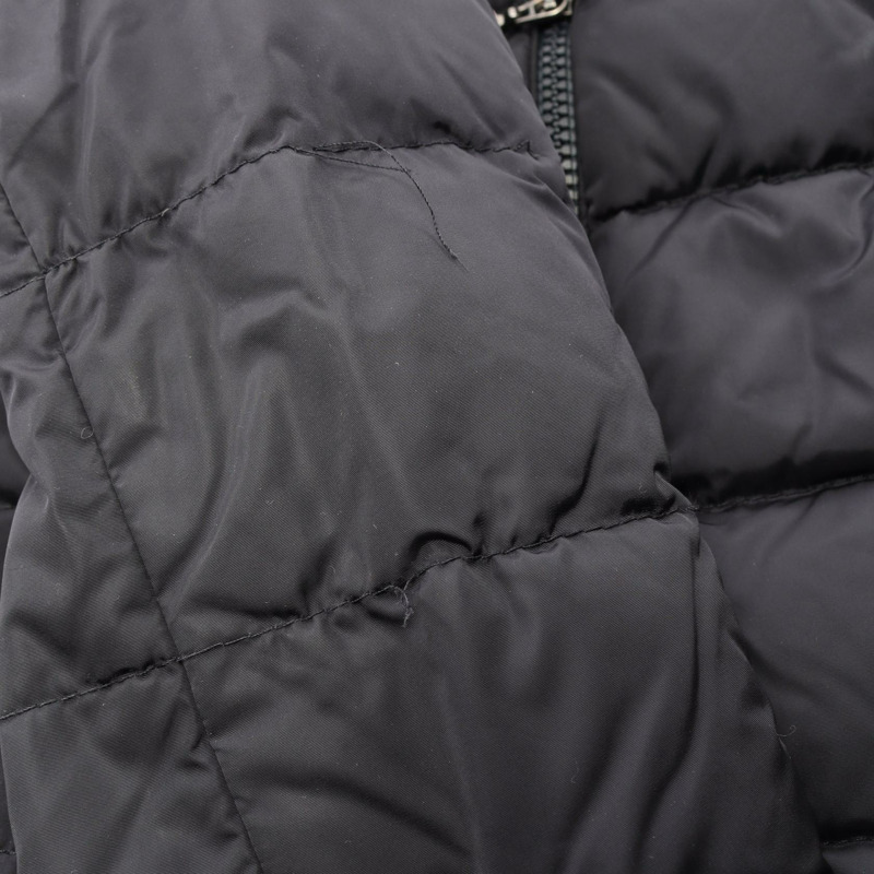 MONCLER FLAMME 羽絨外套 4992905 尼龍 海軍藍 #00 二手 女款-8