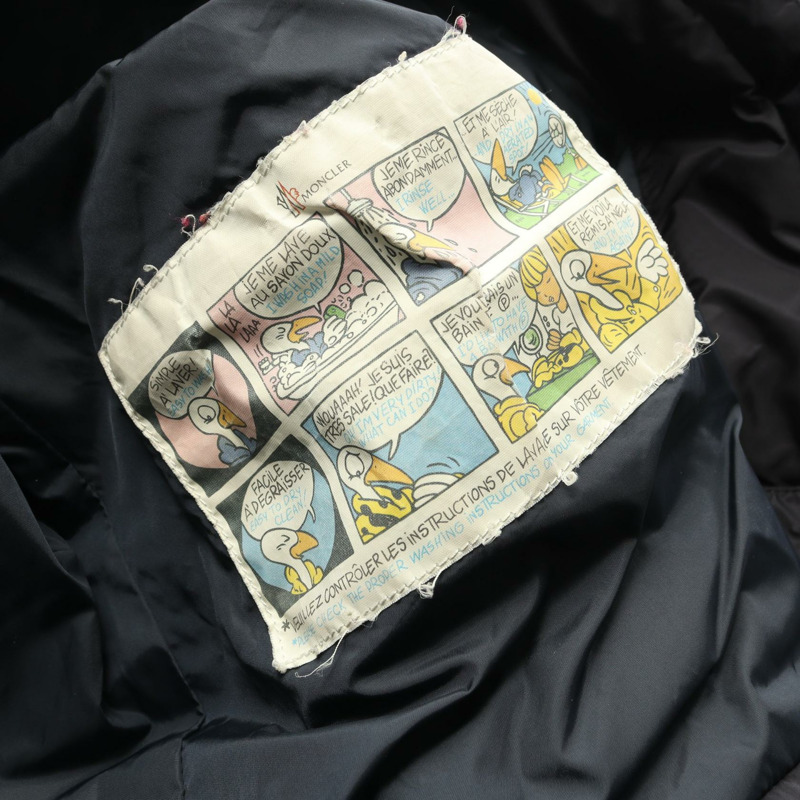 MONCLER FLAMME 羽絨外套 4992905 尼龍 海軍藍 #00 二手 女款-9