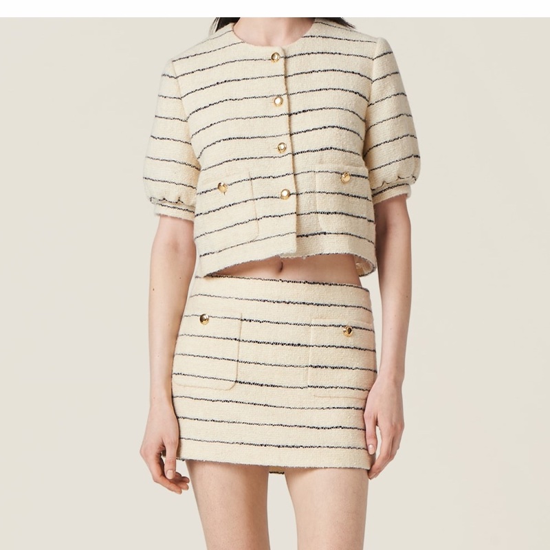 Miu Miu 女士 單排扣羊毛休閒夾克IT-40 IT-42碼-1