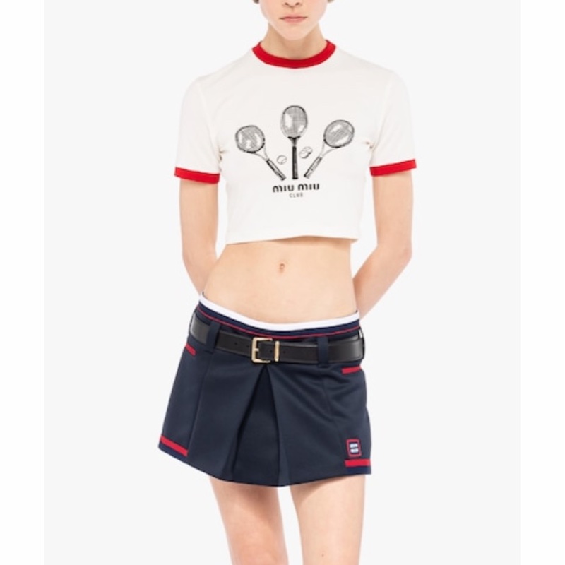 Miu Miu 女士 平紋針織 T M碼-1