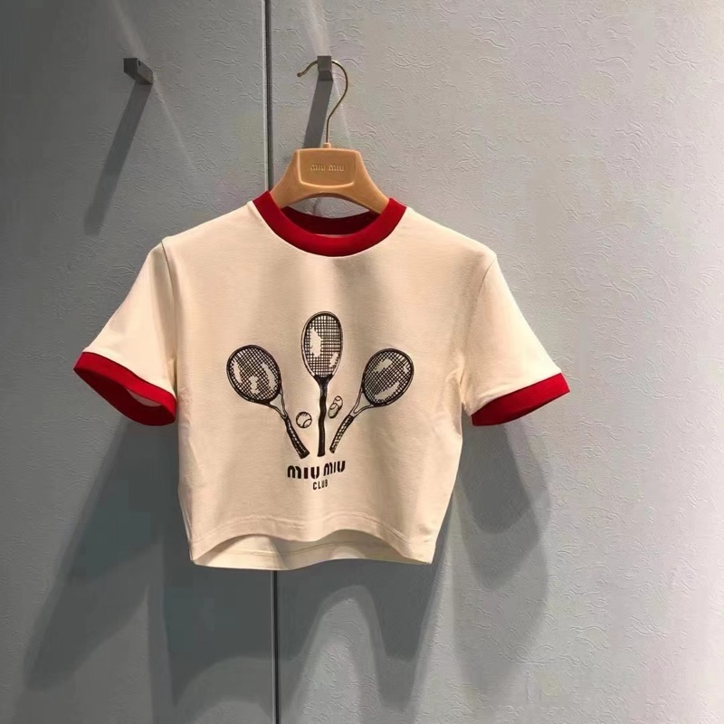 Miu Miu 女士 平紋針織 T M碼-4