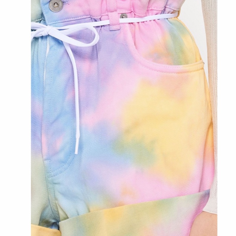 Miu Miu 女士 扎染牛仔短褲27 碼-1