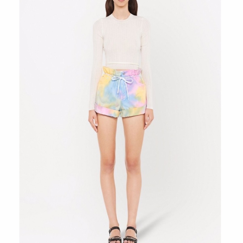 Miu Miu 女士 扎染牛仔短褲27 碼-2