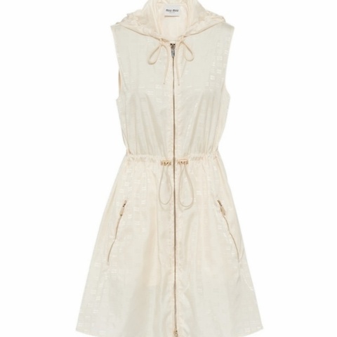 Miu Miu 女士 徽標迷你連衣裙IT-38碼