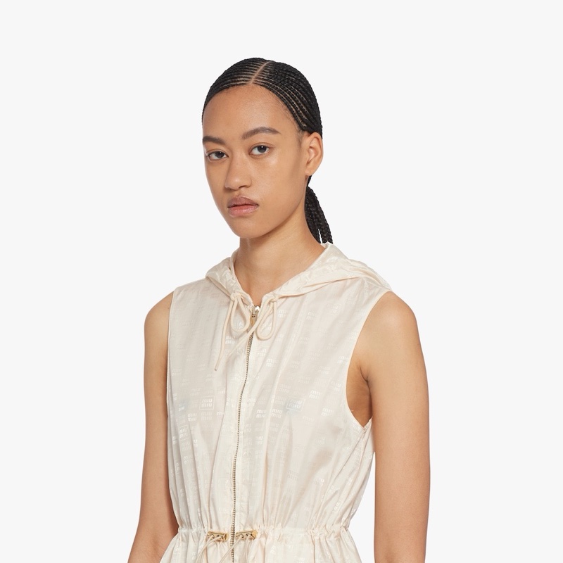 Miu Miu 女士 徽標迷你連衣裙IT-38碼-1