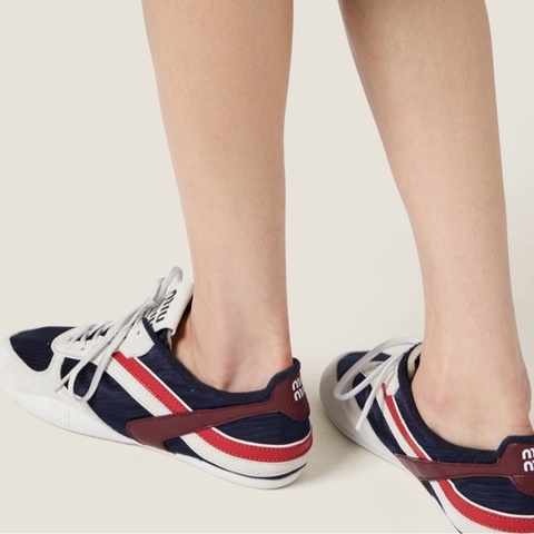 Miu Miu 女士 Gymnasium運動鞋34 35 35.5 36 36.5 37 37.5 38 38.5 39 39.5 40 40.5 41 41.5 42 42.5 43碼