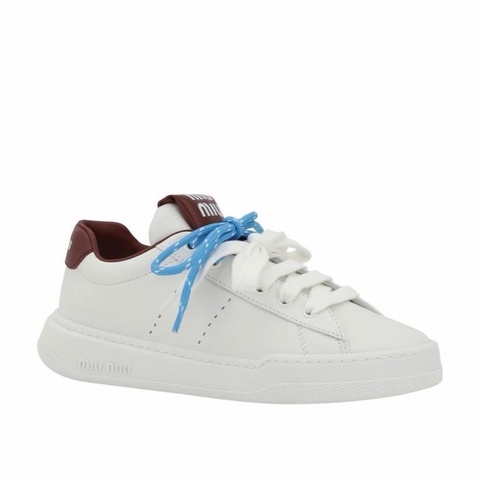 Miu Miu 女士 系帶低幫休閒鞋35.5 36 36.5 37 37.5 38 38.5 39 40 41碼