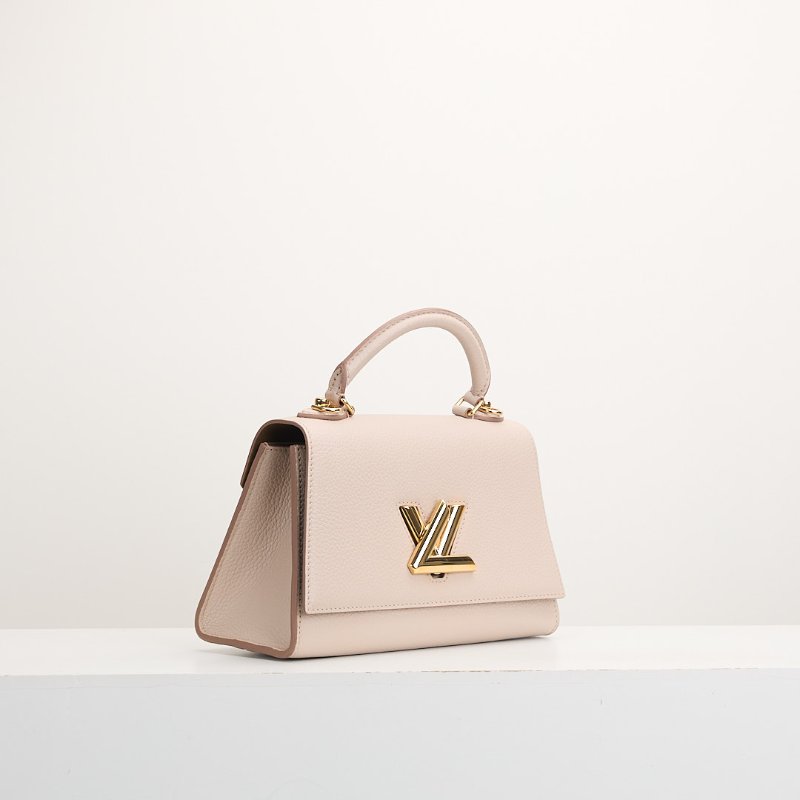 二手Lv twist one handle 小號灰褐色-1