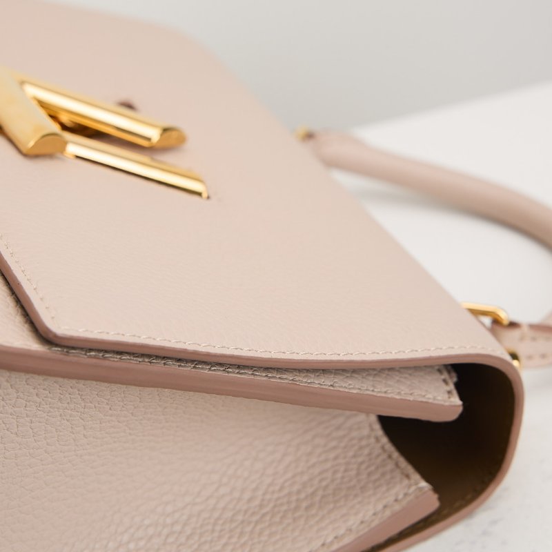 二手Lv twist one handle 小號灰褐色-9