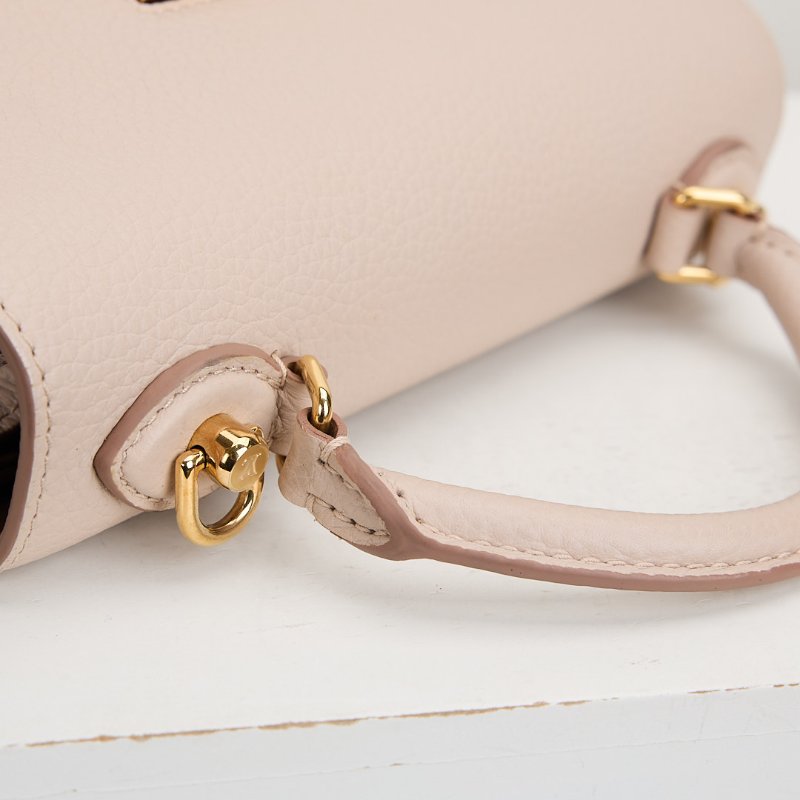 二手Lv twist one handle 小號灰褐色-10