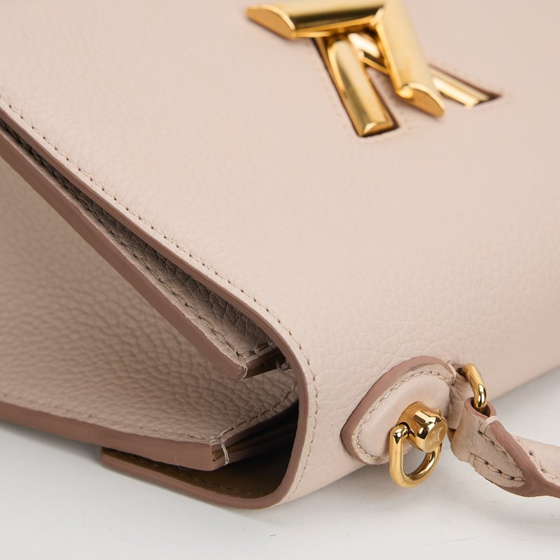 二手Lv twist one handle 小號灰褐色-11