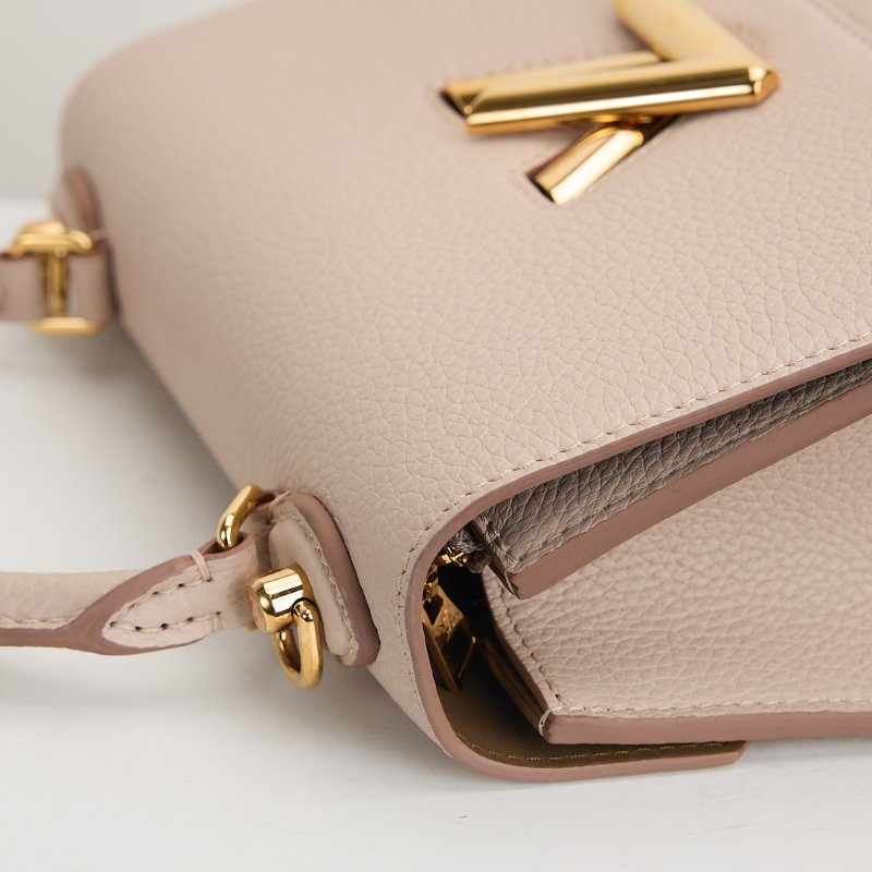 二手Lv twist one handle 小號灰褐色-12