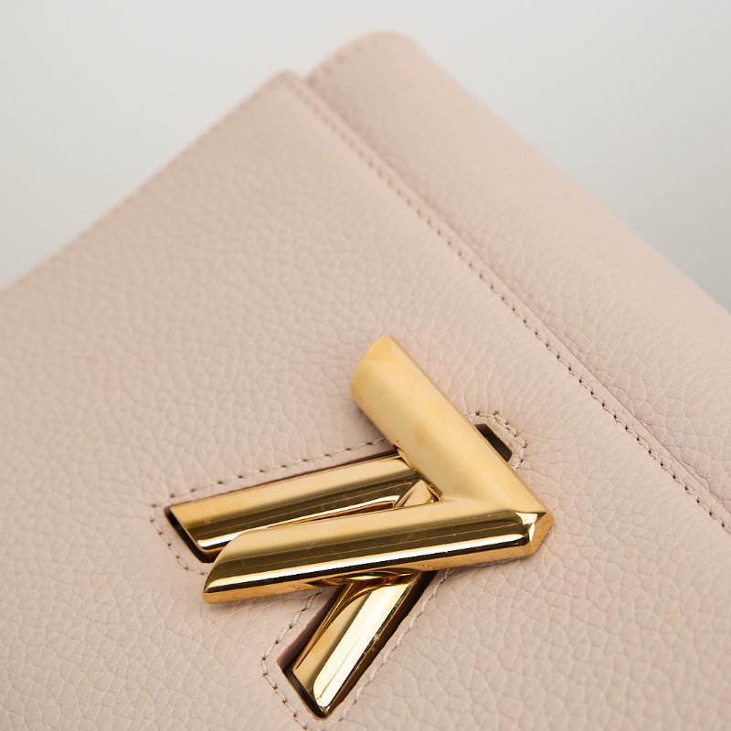 二手Lv twist one handle 小號灰褐色-13