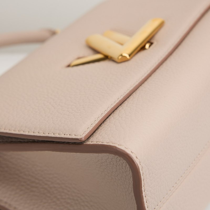 二手Lv twist one handle 小號灰褐色-14