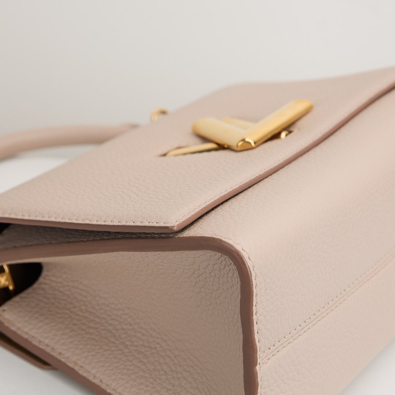 二手Lv twist one handle 小號灰褐色-15