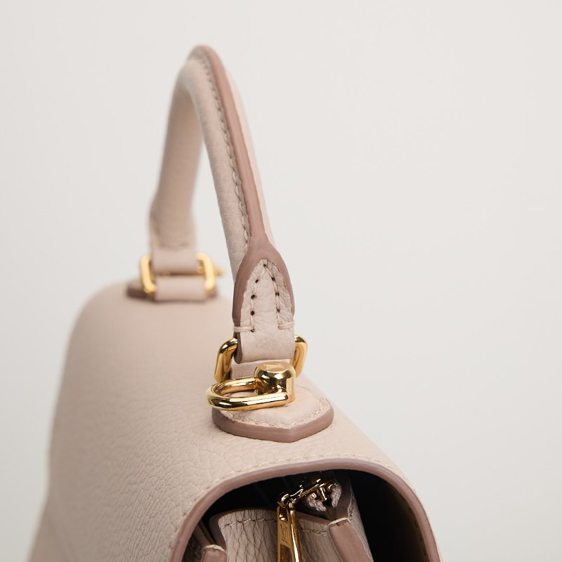 二手Lv twist one handle 小號灰褐色-18