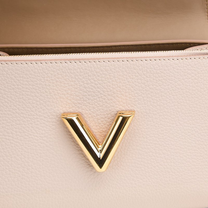 二手Lv twist one handle 小號灰褐色-20