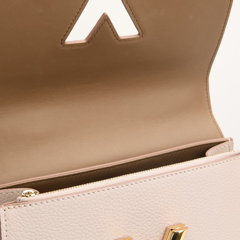 二手Lv twist one handle 小號灰褐色-21