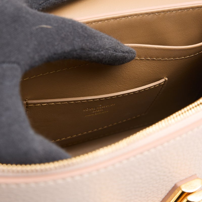 二手Lv twist one handle 小號灰褐色-24