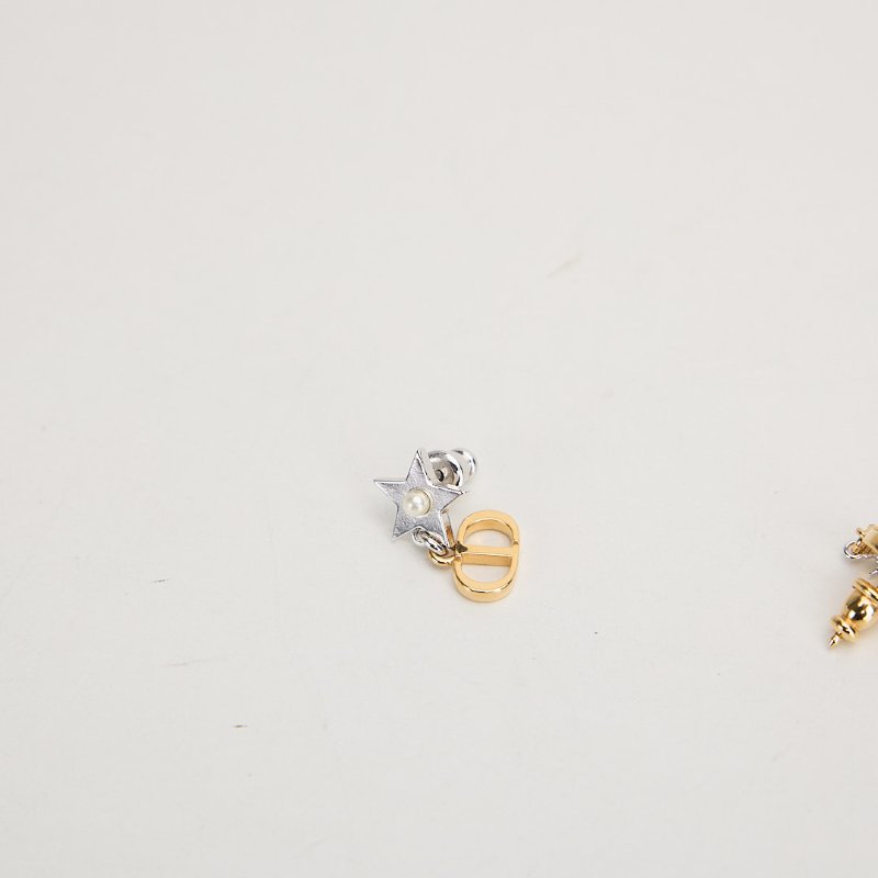 二手Dior Petit CD Lucky Charms小蜜蜂耳環-2