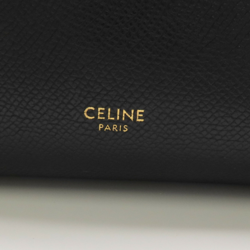CELINE 牛皮皮革Micro Belt Bag金扣手挽肩背兩用袋-12