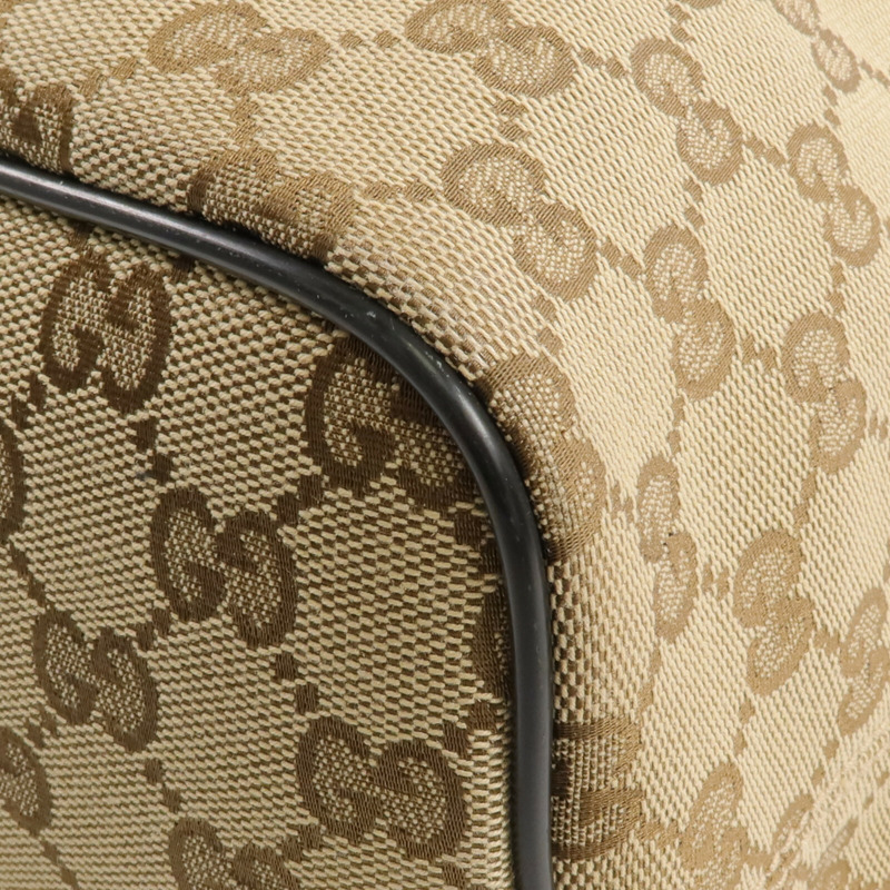 GUCCI 帆布Backpack銀扣背包-4